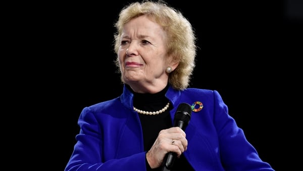 Mary Robinson called for a real political effort in order to change the current situation in Gaza
