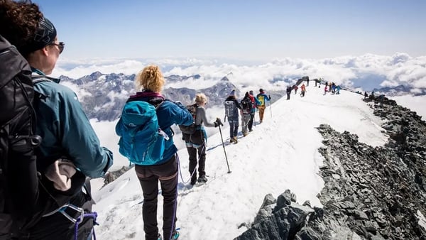 An all-women crew helped Sarah Marshall reach peak performance on her first mountaineering ascent.