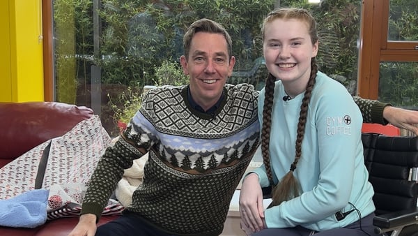 Ryan Tubridy and Ella Donlon