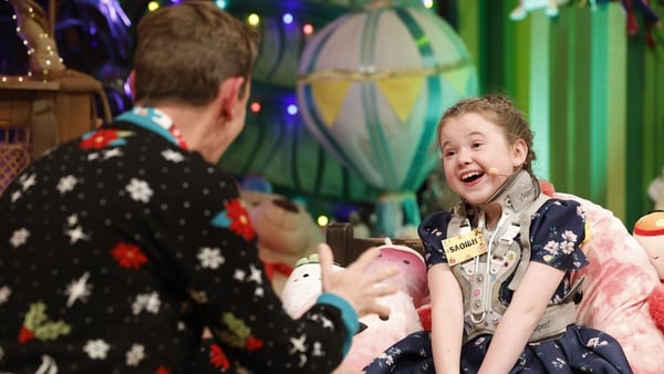 Ryan Tubridy andSaoibh Lonergan on last Friday's Toy Show