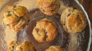 Shane's Christmas pudding scones: Today