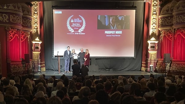 The announcement was made at The Everyman in the city on Sunday night after a jury chaired by Oscar-winning film producer and CIFF patron David Puttnam had reached its unanimous decision Photo: Jed Niezgoda/Cork International Film Festival